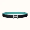 爱马仕/Hermes Agora皮带扣&双面皮腰带32毫米 H081752CK05-H075394CAAS090