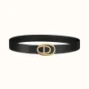 爱马仕/Hermes Odyssee皮带扣&双面皮腰带32毫米 H081754CP2K-H073996CAAF100
