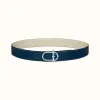 爱马仕/Hermes Ithaque皮带扣&双面皮腰带38毫米 H081758CK05-H077971CAAP085