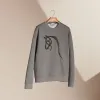 爱马仕/Hermes 皮革细节圆领运动衫 H167540HA76ME