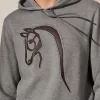 爱马仕/Hermes 皮革细节连帽运动衫 H167545HA76ME