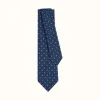 爱马仕/Hermes “佩斯利涡纹和圆点”Silk Mix领带 H349289T-01