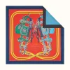 爱马仕/Hermes “华丽的缰辔”90厘米双面方巾 H901266S-06