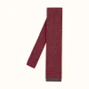 爱马仕/Hermes Perforee Tricot领带 H906212T-01