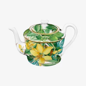 爱马仕/Hermes Passifolia茶壶 P044018P