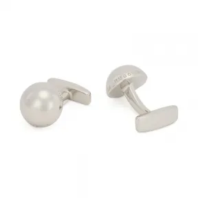 雨果博斯/Hugo Boss 徽标饰边黄铜半球形袖扣 hbas50434295040