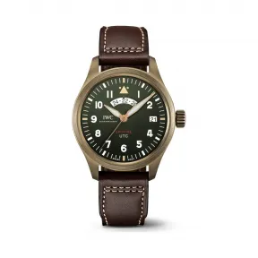 万国/IWC 铜表壳 自动机械机芯 IW327101-喷火战机飞行员UTC世界标准时间腕表 “MJ271”特别版