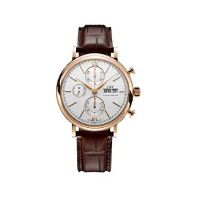 万国/IWC 18K红金表壳 自动机械机芯 IW391025-柏涛菲诺计时腕表