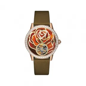 积家/Jaeger LeCoultre Rendez-Vous 系列 玫瑰金 自动机械机芯 女表 Q34124E3