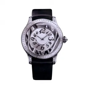积家/Jaeger LeCoultre Master 大师系列 18k白金镶钻 自动机械机芯 女表 Q1203491