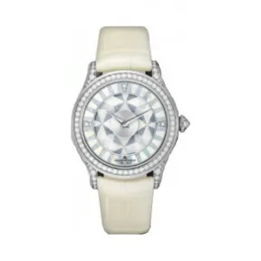 积家/Jaeger LeCoultre 高级珠宝腕表系列 18k白金镶钻 自动机械机芯 女表 Q12034S7