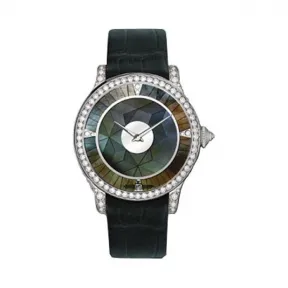 积家/Jaeger LeCoultre 高级珠宝腕表系列 18k白金镶钻 自动机械机芯 男表 Q12034S9