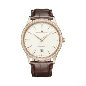 积家/Jaeger LeCoultre Master 大师系列 玫瑰金 自动机械机芯 男表 Q1232501