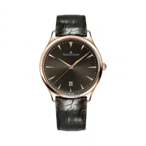 积家/Jaeger LeCoultre Master 大师系列 18k玫瑰金 自动机械机芯 男表 Q128255J