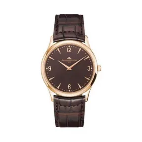 积家/Jaeger LeCoultre Master 大师系列 18k玫瑰金 手动机械机芯 男表 Q1342550