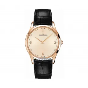 积家/Jaeger LeCoultre Master Grande Tradition系列 18K玫瑰金 自动机械机芯 男表 Q