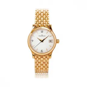 积家/Jaeger LeCoultre Master Grande Tradition系列 18K玫瑰金 机械机芯 女表 Q13