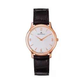 积家/Jaeger LeCoultre Master 大师系列 18k玫瑰金 手动机械机芯 男表 Q1452404