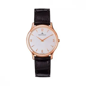 积家/Jaeger LeCoultre 超薄大师系列 18k玫瑰金 手动机械机芯 男表 Q1452504