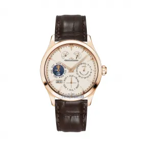 积家/Jaeger LeCoultre Master 大师系列 玫瑰金 手动机械机芯 男表 Q1612520
