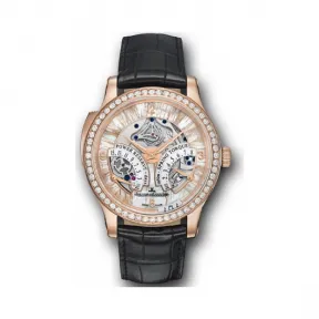 积家/Jaeger LeCoultre 高级珠宝腕表系列 18k玫瑰金镶钻 手动机械机芯 男表 Q1642427
