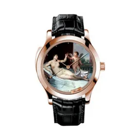积家/Jaeger LeCoultre 超卓传统大师系列 18k玫瑰金 手动机械机芯 男表 Q1642430