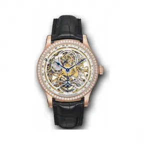 积家/Jaeger LeCoultre 高级珠宝腕表系列 18k玫瑰金镶钻 自动机械机芯 男表 Q1652402