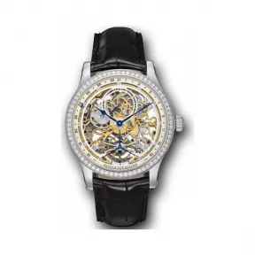 积家/Jaeger LeCoultre 高级珠宝腕表系列 18k白金镶钻，镶嵌79颗1.2克拉钻石 自动机械机芯 男表 Q165