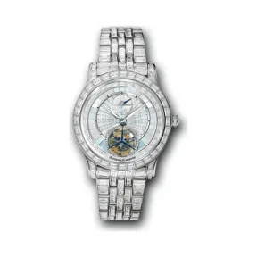 积家/Jaeger LeCoultre Master 大师系列 18k白金镶钻，~550颗~50.0 克拉 自动机械机芯 男表 
