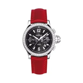 积家/Jaeger LeCoultre MASTER COMPRESSOR 压缩大师系列 精钢镶钻 石英机芯 女表 Q17484