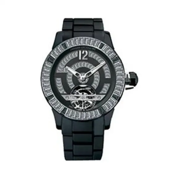 积家/Jaeger LeCoultre 高级珠宝腕表系列 陶瓷-18k白金 自动机械机芯 男表 Q189CC02