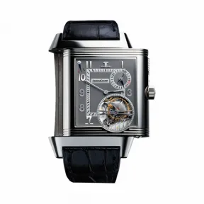 积家/Jaeger LeCoultre Reverso 翻转腕表系列  18k白金 手动机械机芯 男表 Q2323441
