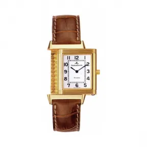 积家/Jaeger LeCoultre Reverso 翻转腕表系列  18k黄金 石英机芯 男表 Q2511420