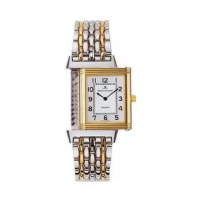 积家/Jaeger LeCoultre Reverso 翻转腕表系列  18k黄金-精钢 石英机芯 男表 Q2515110