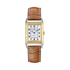 积家/Jaeger LeCoultre Reverso 翻转腕表系列  18k黄金-精钢 石英机芯 女表 Q2515420