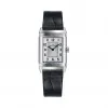 积家/Jaeger LeCoultre Reverso 翻转腕表系列  精钢镶钻，镶嵌30颗钻石，重0.52克拉 手动机械机芯 