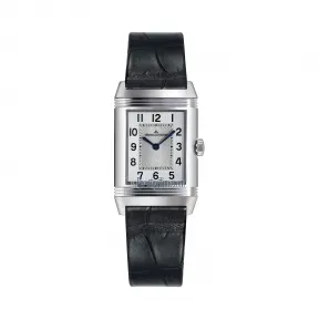 积家/Jaeger LeCoultre Reverso 翻转腕表系列  精钢镶钻，镶嵌30颗钻石，重0.52克拉 手动机械机芯 