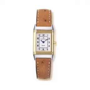 积家/Jaeger LeCoultre Reverso 翻转腕表系列  18k黄金-不锈钢 手动机械机芯 女表 Q2605420