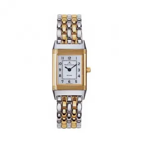 积家/Jaeger LeCoultre Reverso 翻转腕表系列  18k黄金-不锈钢 石英机芯 女表 Q2615120
