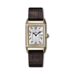 积家/Jaeger LeCoultre Reverso 翻转腕表系列  18k黄金镶钻 手动机械机芯 女表 Q2641440