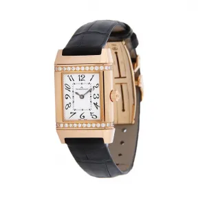 积家/Jaeger LeCoultre Reverso 翻转腕表系列  18k黄金 手动机械机芯 女表 Q2642420