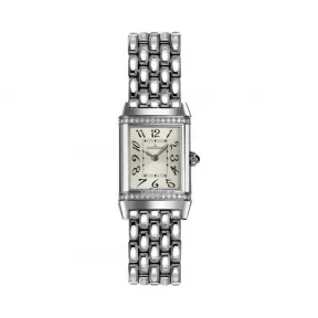 积家/Jaeger LeCoultre Reverso 翻转腕表系列  精钢镶钻 手动机械机芯 女表 Q2648140