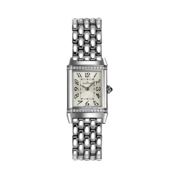 积家/Jaeger LeCoultre Reverso 翻转腕表系列  精钢镶钻 手动机械机芯 女表 Q2648140