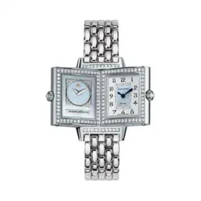 积家/Jaeger LeCoultre Reverso 翻转腕表系列  18kt 白金 手动机械机芯 女表 Q2663101