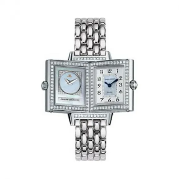 积家/Jaeger LeCoultre Reverso 翻转腕表系列  18kt 白金 手动机械机芯 女表 Q2663101