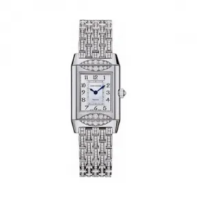 积家/Jaeger LeCoultre Reverso 翻转腕表系列  18k白金镶钻 手动机械机芯 女表 Q2663313