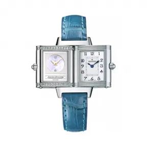 积家/Jaeger LeCoultre Reverso 翻转腕表系列  精钢镶钻 手动机械机芯 女表 Q2668410