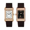 积家/Jaeger LeCoultre Reverso 翻转腕表系列  18k玫瑰金镶钻 手动机械机芯 男表 Q2692420
