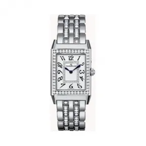 积家/Jaeger LeCoultre Reverso 翻转腕表系列  18k白金镶钻 手动机械机芯 女表 Q2693301
