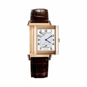 积家/Jaeger LeCoultre Reverso 翻转腕表系列  18k黄金 手动机械机芯 男表 Q2702420